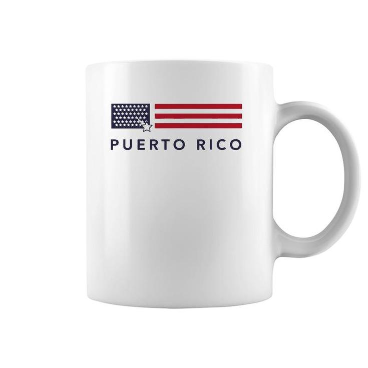 51St Star American Flag Puerto Rico Statehood Coffee Mug