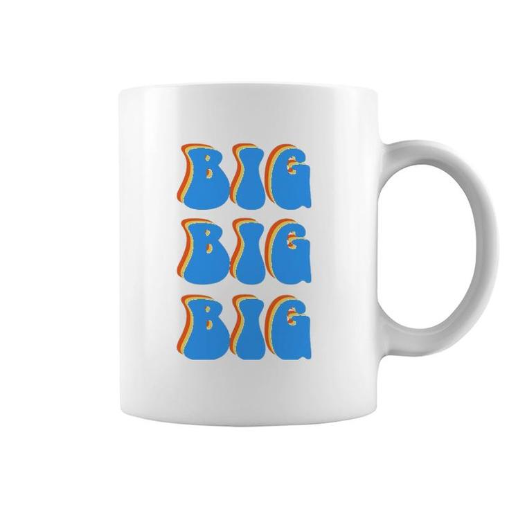 70S 80S Retro Big Sorority Reveal Family Gbig Big Little Coffee Mug