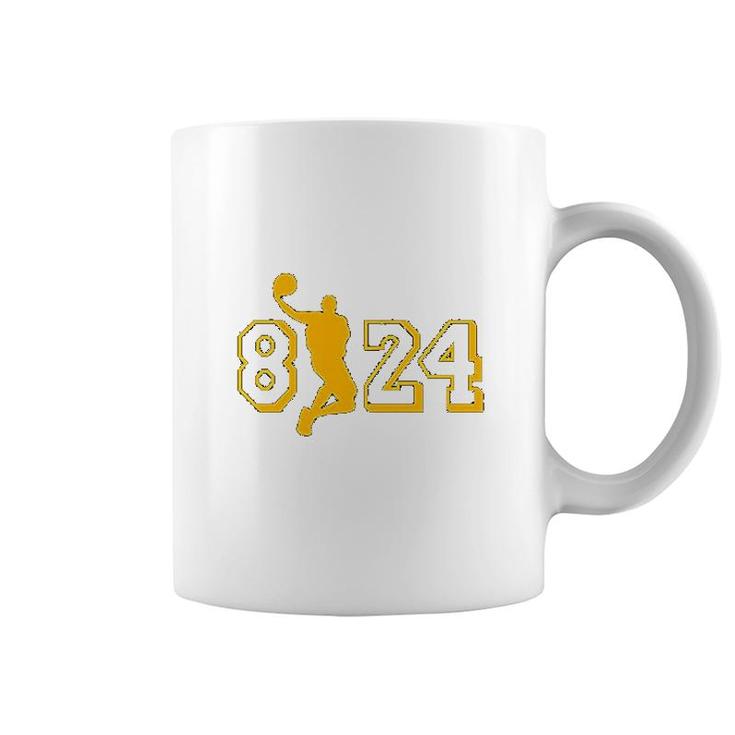 8 And 24 Legend Support Basketball Coffee Mug