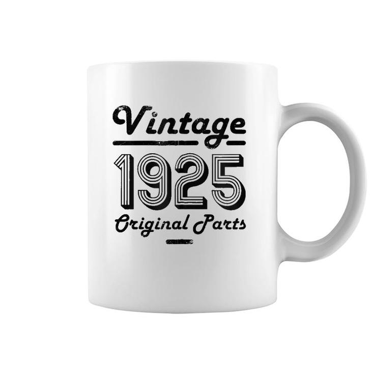 96Th Birthday Vintage Women 96 Years Old Gift For Her 1925 Zip Coffee Mug