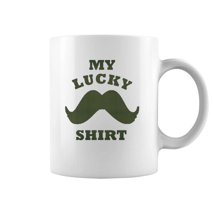 A Hipsters Funny Mens Grooming My Lucky Mustache Coffee Mug