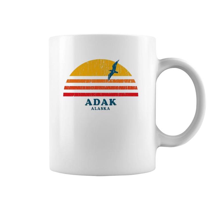 Adak Alaska Ak Vintage Casual Graphic 70S Tee Coffee Mug