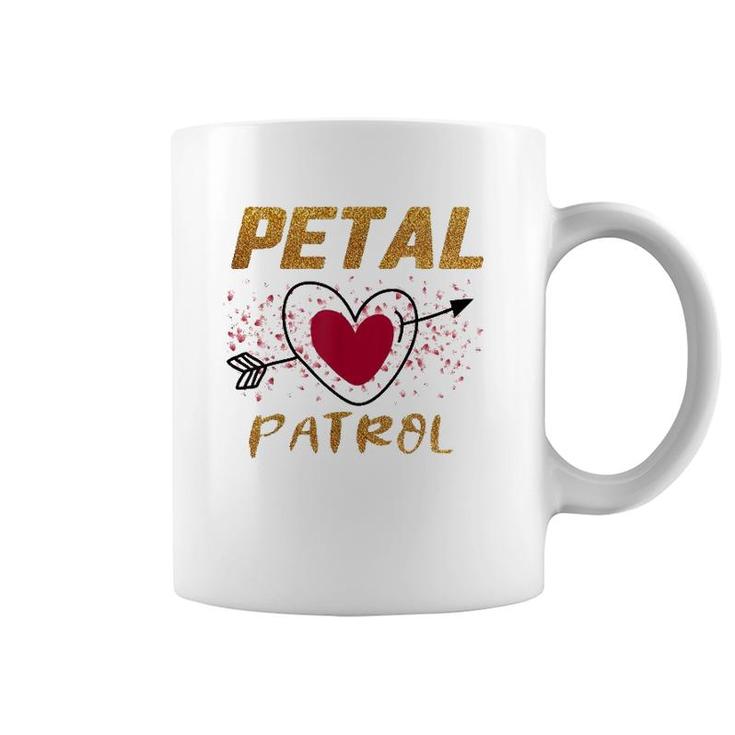 Adorable Petal Patrol Flower Girl Wedding Gift Bridal Party Coffee Mug