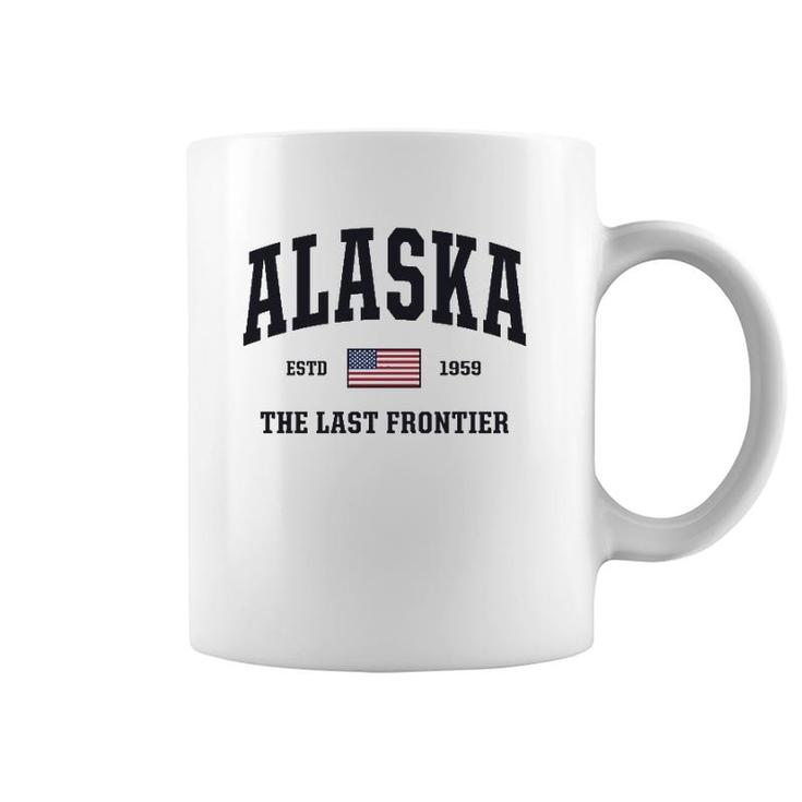 Alaska American Flag Veteran Military Gifts Usa Coffee Mug