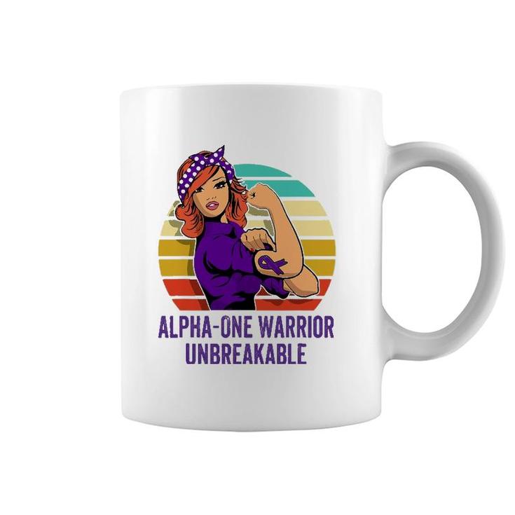Alpha 1 Warrior  Unbreakable Disease Coffee Mug