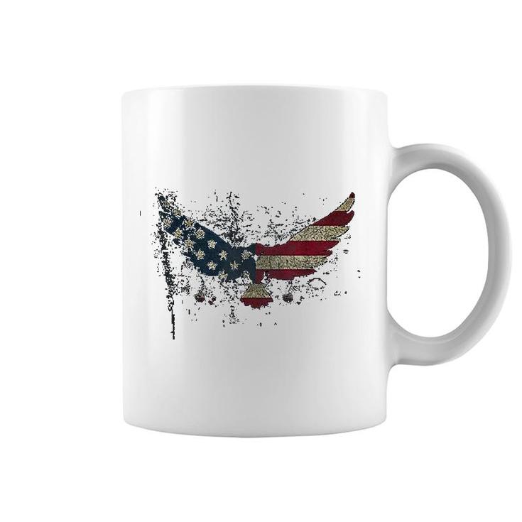 American Flag Eagle Coffee Mug