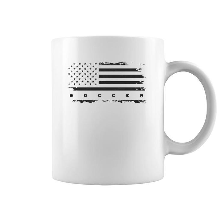 American Flag Soccer Apparel - Soccer Coffee Mug