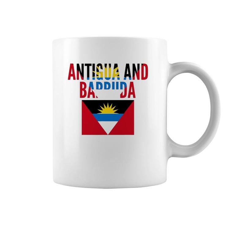 Antiguan Gift - Antigua And Barbuda Country Flag Coffee Mug