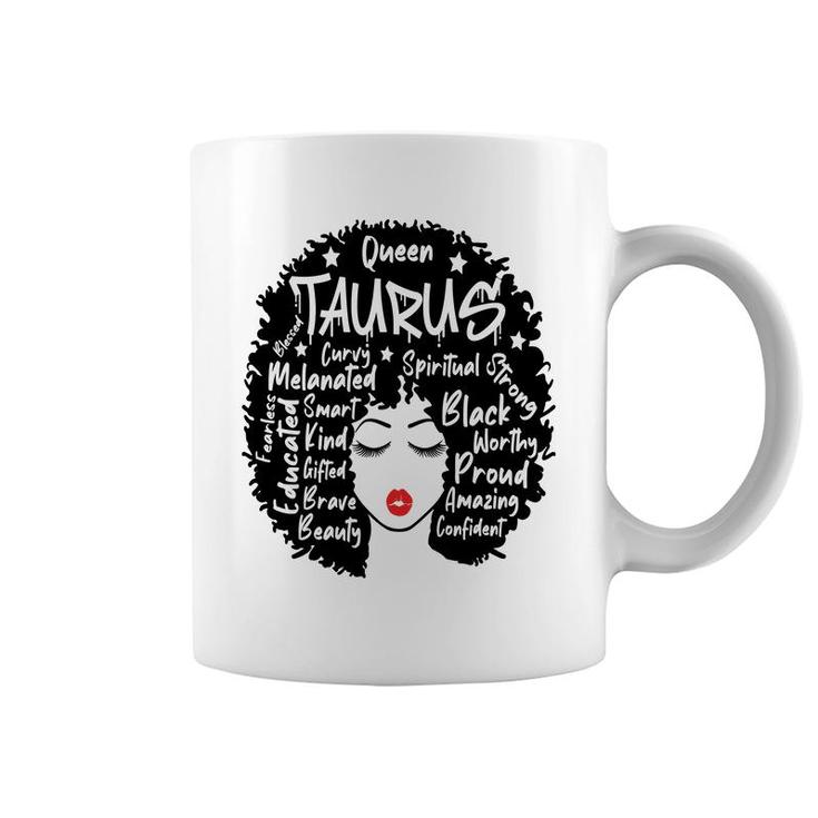 April Women Queen Taurus Black Strong Proud Women Birthday Coffee Mug