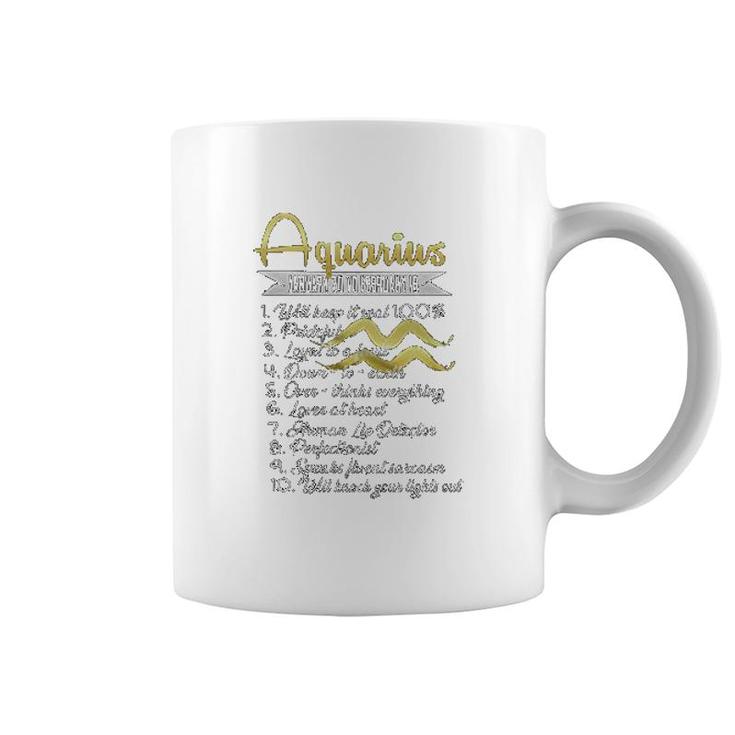 Aquarius Personality Coffee Mug