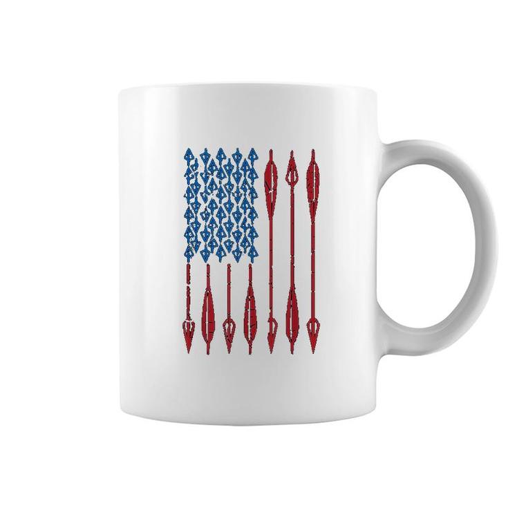 Archery Usa American Flag Arrows Coffee Mug