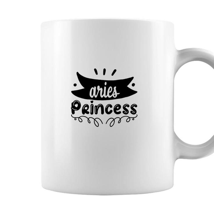 Aries Girl Black Princess For Cool Black Art Birthday Gift Coffee Mug
