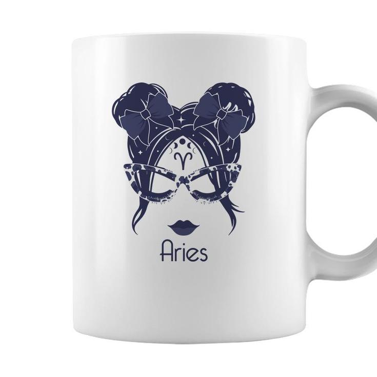 Aries Girl Blue Fairy Beautiful Girl Gift For Women Birthday Gift Coffee Mug