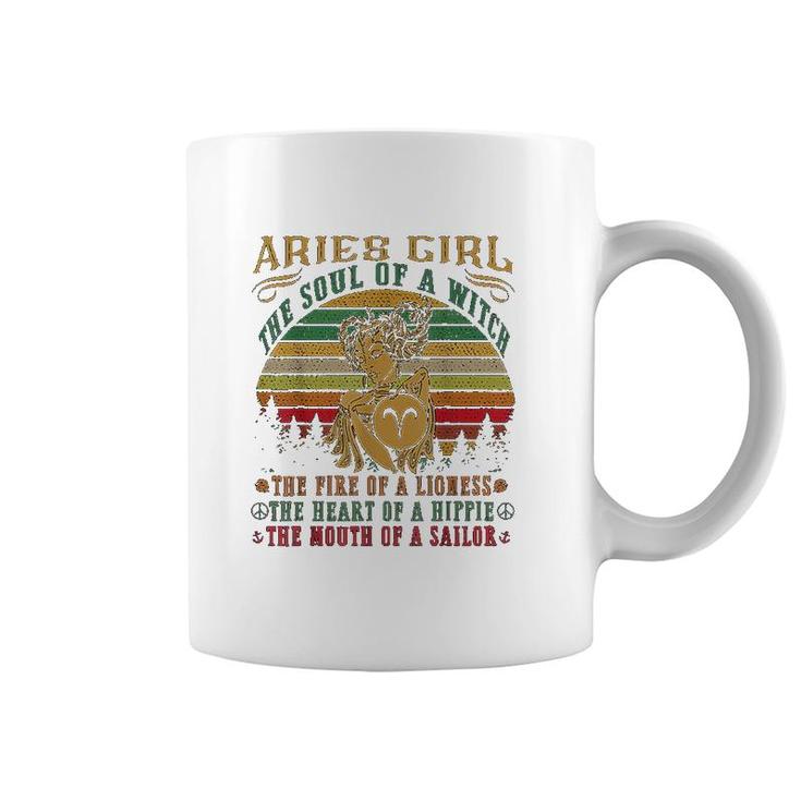 Aries Girl The Mouth Of A Sailor Coffee Mug