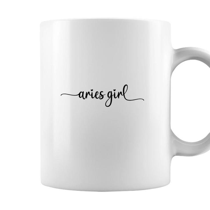 Aries Girls Itali Great Black Graphic Gift For Girl Birthday Gift Coffee Mug