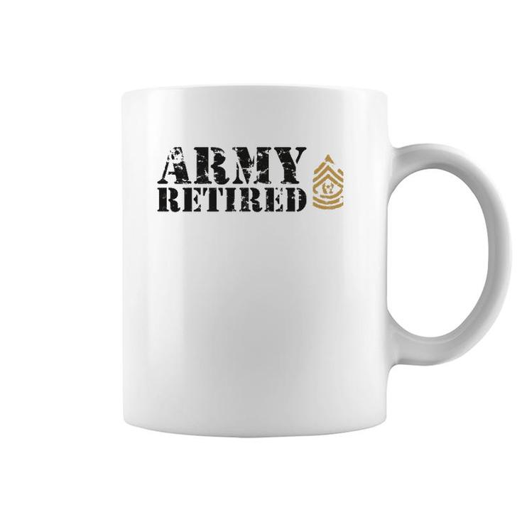 Army Command Sergeant Major Csm Retired Coffee Mug