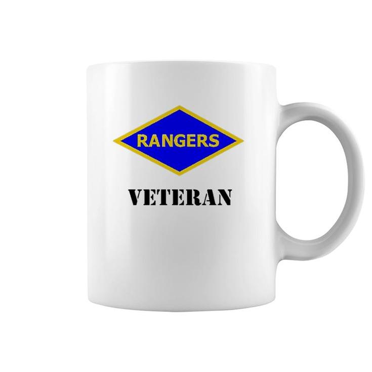 Army Ranger - Ww2 Army Rangers Patch Veteran White  Coffee Mug