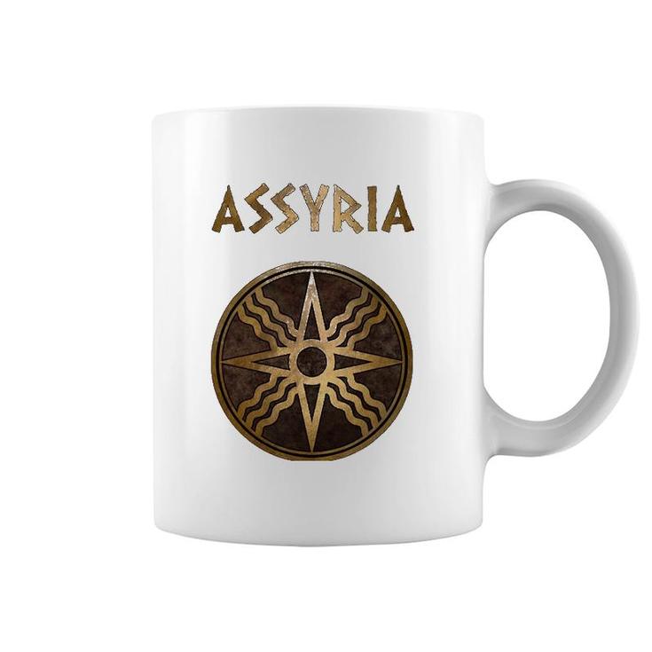 Assyria Symbol Of Shamath The Ancient Sun God Coffee Mug