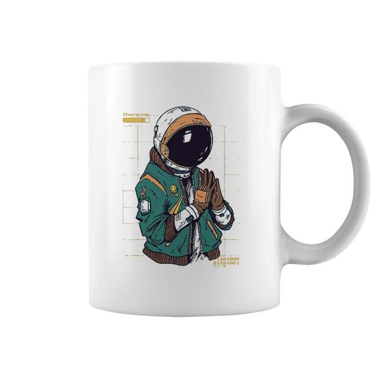Astronaut Space Travel Retro Aesthetic Streetwear Coffee Mug