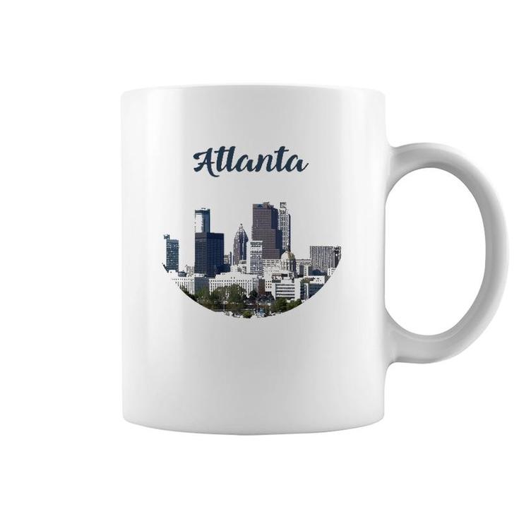 Atlanta Skyline Graphic Design City Usa America Outfit Coffee Mug
