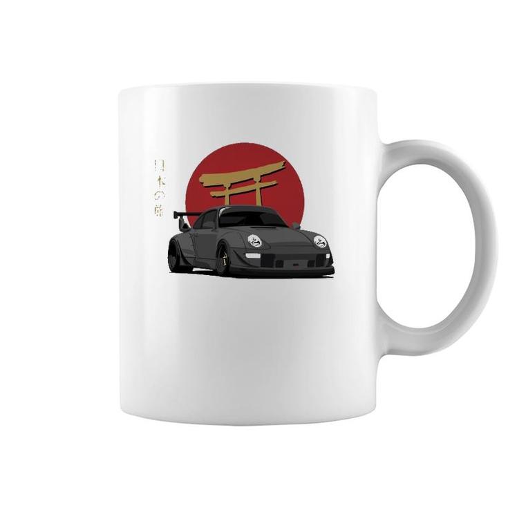 Automotive Retro German Jdm Tuning Wear Vintage Race Car  Coffee Mug