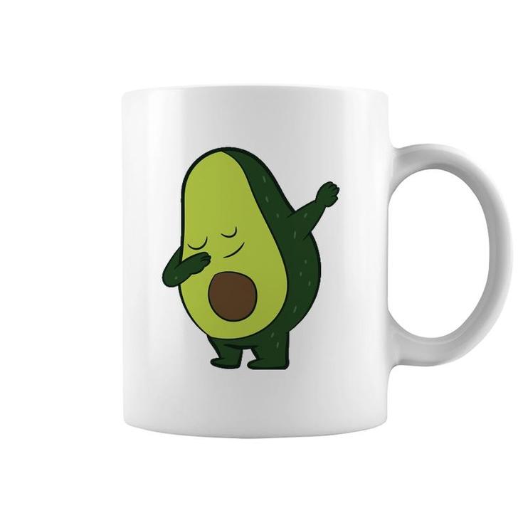 Avocado Vegan Food Vegetarian Dabbing Avocado  Coffee Mug
