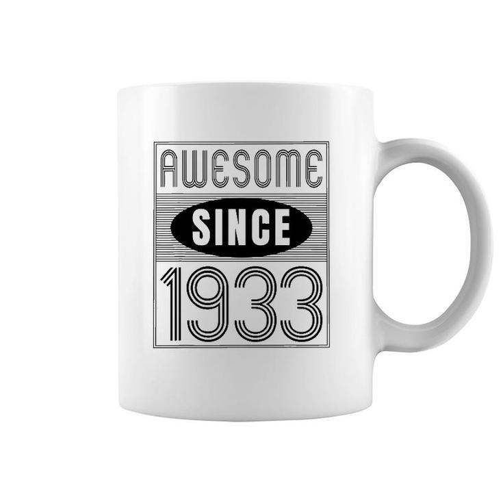 Awesome Since 1933 89 Years Old Birthday Gift Vintage Retro Coffee Mug