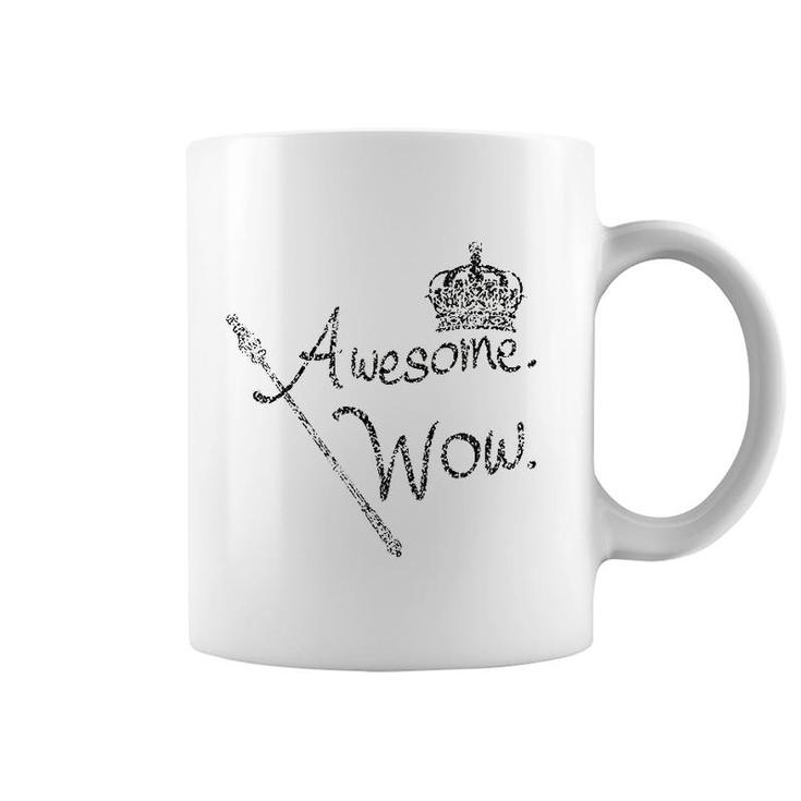 Awesome Wow King George Crown Scepter Coffee Mug