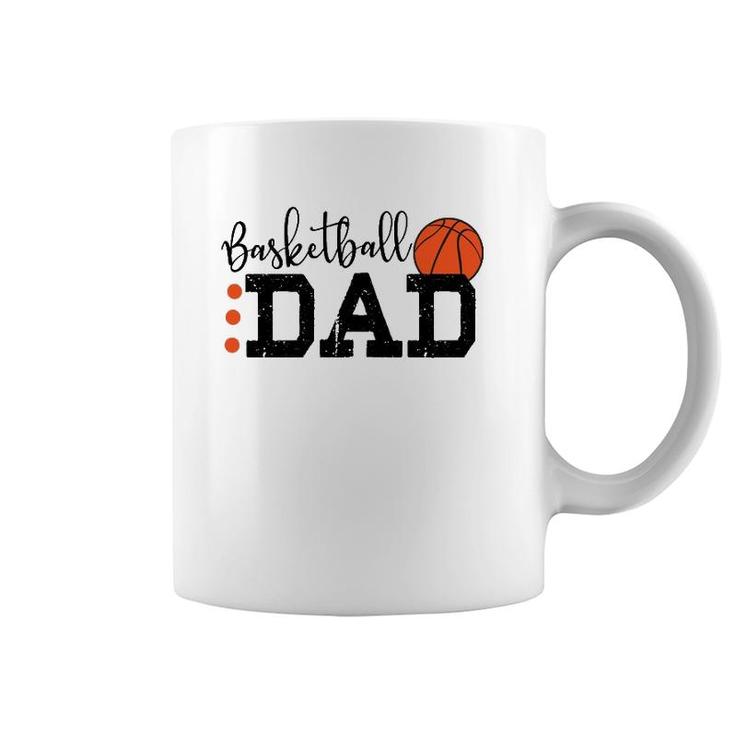 Basketball Dad Sport Lovers Happy Father's Day Coffee Mug