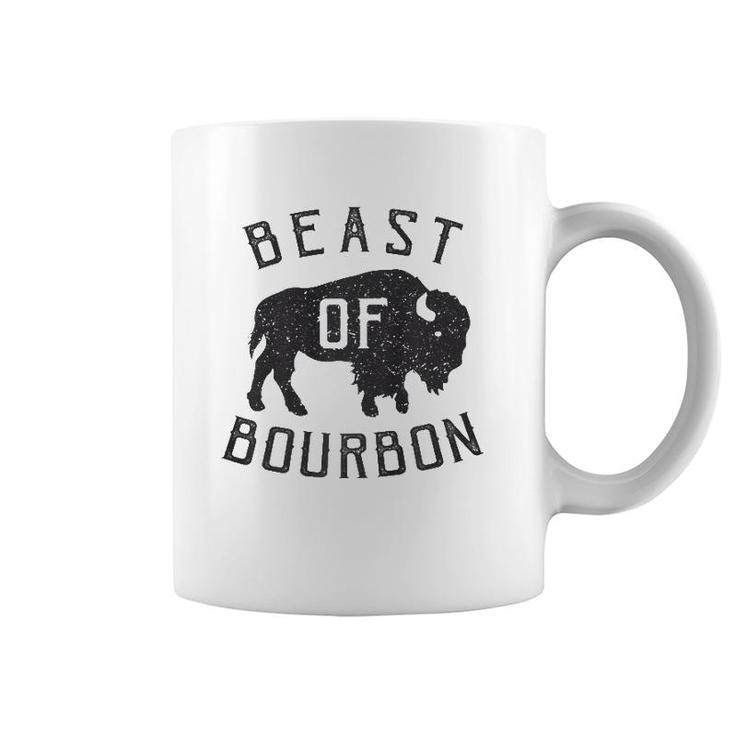 Beast Of Bourbon Drinking Whiskey  Bison Buffalo Party Coffee Mug