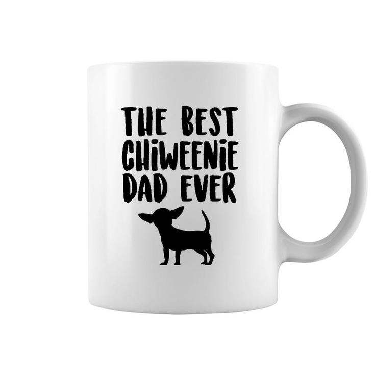 Best Chiweenie Dad Ever Father's Day Chiweenie Dog Coffee Mug