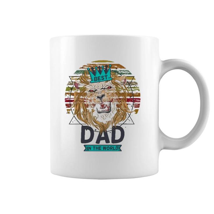 Best Dad In The World Lion Daddy For Father's Day Gift Coffee Mug