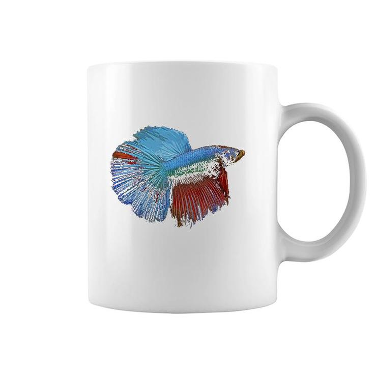 Betta Fish Graphic Colorful Coffee Mug