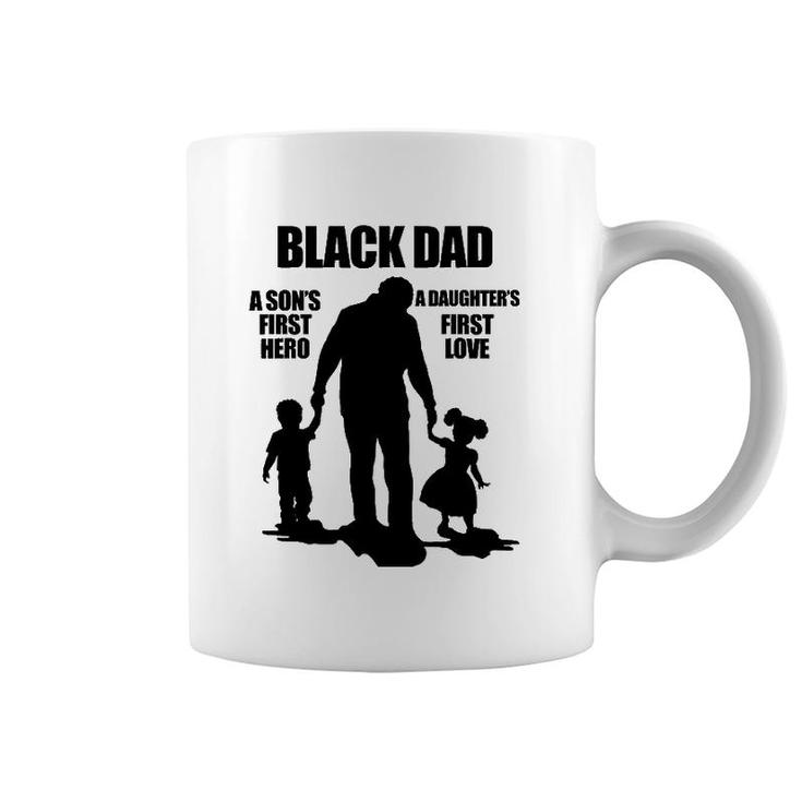 Black African American Father's Day Afrocentric Dad Coffee Mug