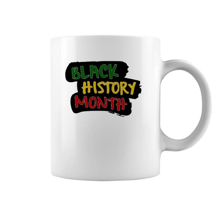 Black History Month Support African Black Pride Coffee Mug