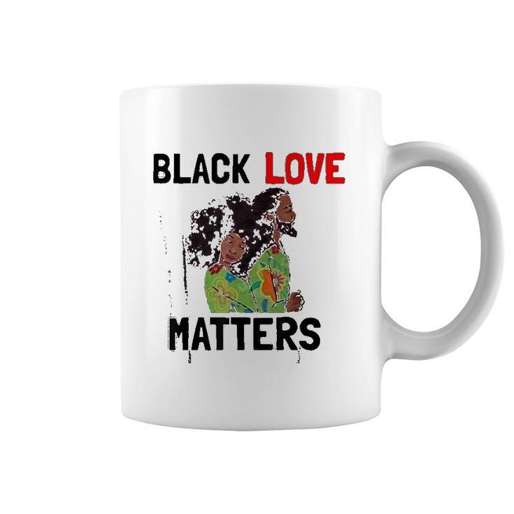 Black Love Matters Afrocentric Coffee Mug