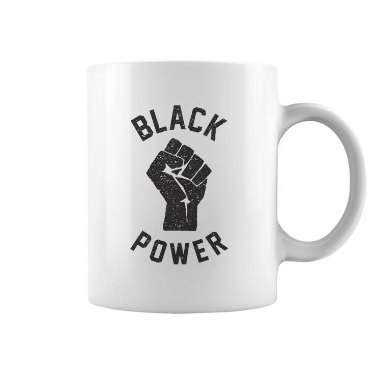 Black Power Raised Fist Vintage Coffee Mug