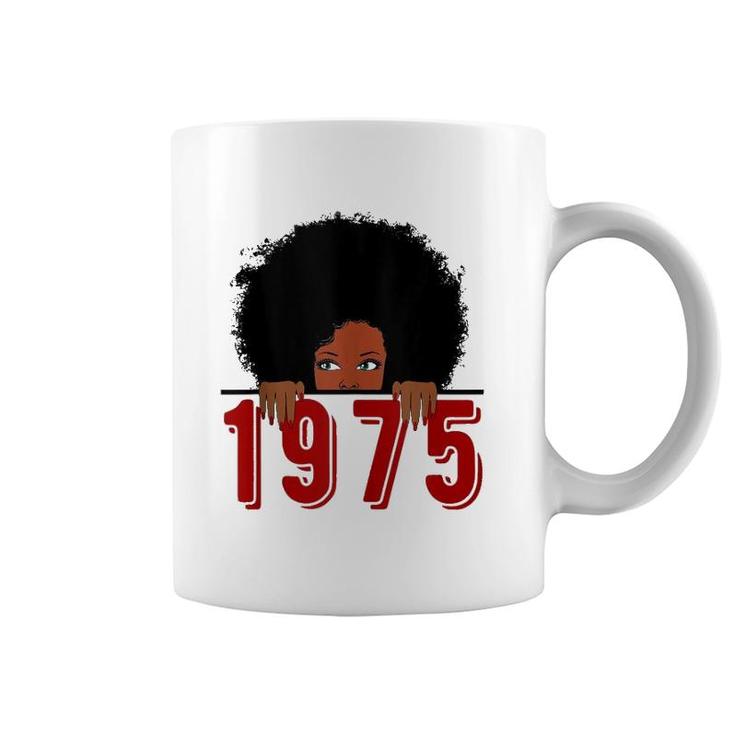 Black Queen Born In 1975 46Th Awesome Birthday Gifts  Coffee Mug