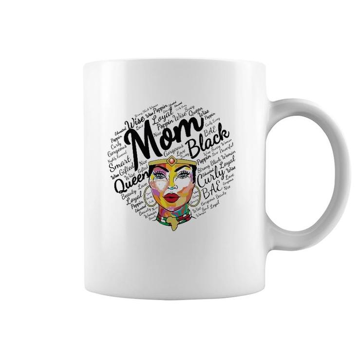 Black Queen Mom  Gift African American Mother's Day Coffee Mug