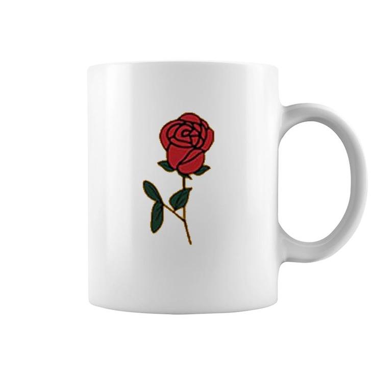 Blackmyth Cute Graphic Rose Coffee Mug