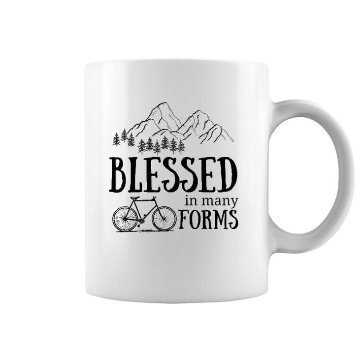 Blessed In Many Forms Bike  Coffee Mug