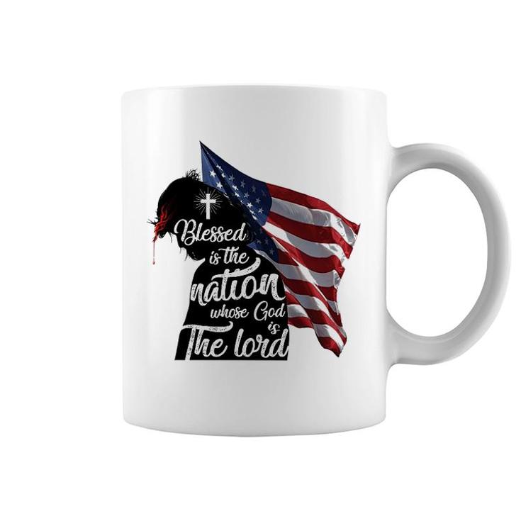 Blessed Is The Nation Whose God Is The Lord Coffee Mug