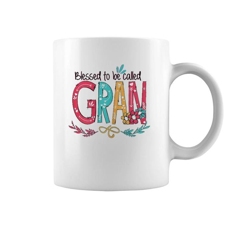 Blessed To Be Called Gran Colorful Mother's Day Gift Coffee Mug