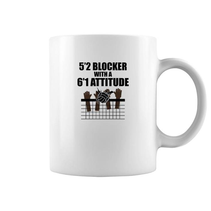 Blocker With A 6 1 Attitude Coffee Mug