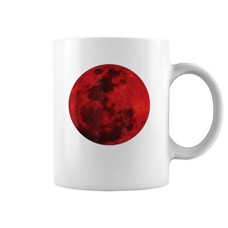 Blood Red Full Moon Space Gift Coffee Mug