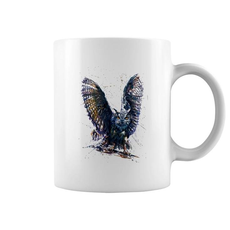 Blue Owl Coffee Mug