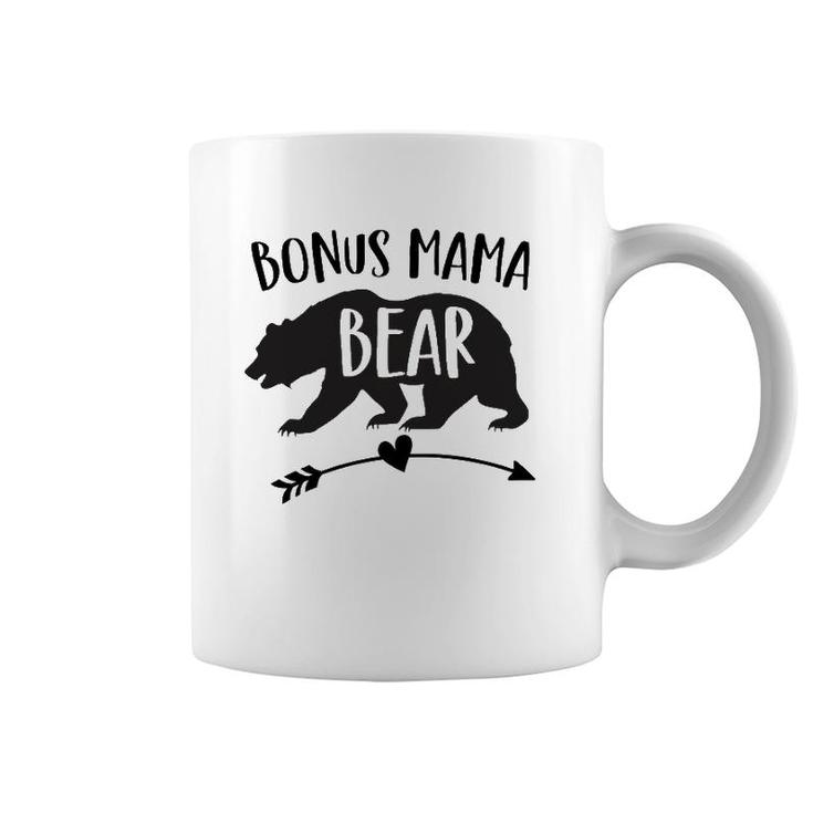 Bonus Mama Bear Best Step Mom Ever Stepmom Stepmother Coffee Mug