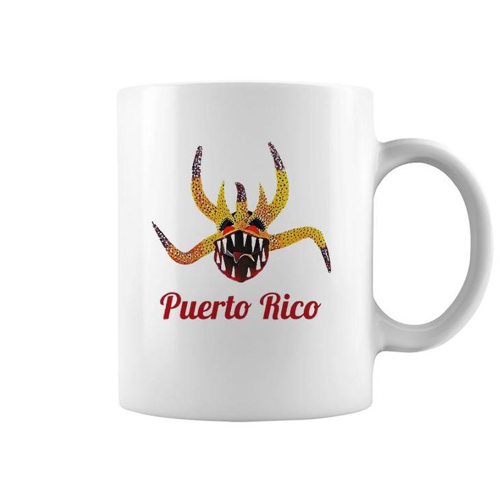 Boricua Puerto Rico Salsa Plena Vejigante Fiesta Patronales Coffee Mug