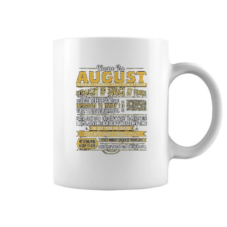 Born In August Coffee Mug