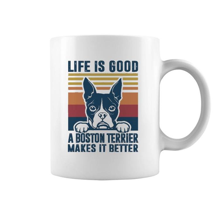 Boston Terrier Gifts For Women Men Boston Terrier Dad Mom Coffee Mug